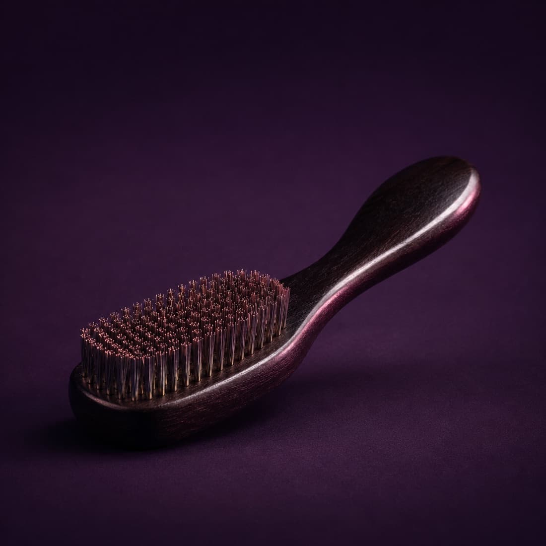 Suede Sole Brush, three-quarter view